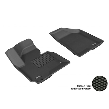 3D Maxpider KIA SPORTAGE 2010-2013 KAGU BLACK R1 Floor Mat L1KA00711509